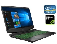 Ігровий ноутбук Б-клас HP Pavilion Gaming 15-dk0056wm / 15.6" (1920x1080) IPS / Intel Core i5-9300H (4 (8) ядра по 2.4 - 4.1 GHz) / 16 GB DDR4 / 480 GB SSD / nVidia GeForce GTX 1650, 4 GB GDDR5, 128-bit / WebCam / Win 10 Home б/в