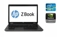 Мобільна робоча станція HP zBook 17 G3 / 17.3" (3840x2160) IPS / Intel Core i7-6820HQ (4 (8) ядра по 2.7 - 3.6 GHz) / 16 GB DDR4 / 256 GB SSD + 1000 GB HDD / nVidia Quadro M4000M, 4 GB GDDR5, 256-bit / WebCam / Fingerprint / Windows 10 б/в