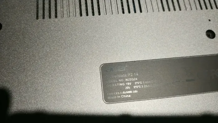 Ультрабук Б-клас Acer TravelMate P214-55-58BP / 14" (1920x1200) IPS / Intel Core i5-1335U (10 (12) ядер по 3.4 - 4.6 GHz) / 16 GB DDR4 / 512 GB SSD / Intel Iris Xe Graphics / Webcam б/в - зображення 7