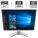 Монітор Dell 2408WFP / 24" (1920x1200) TN / VGA, DVI, HDMI, DisplayPort, USB-Hub / VESA 100x100 б/в