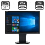 Монітор широкоформатний Б-клас NEC MultiSync EA221WMe / 22" (1680x1050) TN / VGA, DVI, USB / Вбудовані колонки 2x 1W / VESA 100x100 б/в