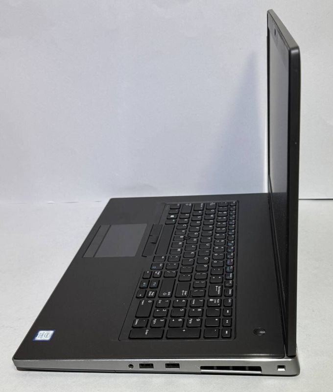 Мобільна робоча станція Dell Precision 7740 / 17,3" (1920x1080) IPS / Intel Core i7-9750H (6 (12) ядер по 2,6 - 4,5 ГГц) / 32 ГБ DDR4 / 256 ГБ SSD + 256 ГБ SSD / nVidia Quadro RTX 4000, 8 ГБ GDDR6, 256-біт / HDMI / WebCam б/в - зображення 5