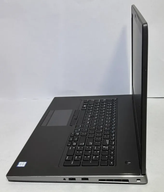 Мобільна робоча станція Dell Precision 7740 / 17,3" (1920x1080) IPS / Intel Core i7-9750H (6 (12) ядер по 2,6 - 4,5 ГГц) / 32 ГБ DDR4 / 256 ГБ SSD + 256 ГБ SSD / nVidia Quadro RTX 4000, 8 ГБ GDDR6, 256-біт / HDMI / WebCam б/в - зображення 5