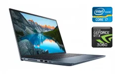 Ігровий ноутбук Б-клас Dell Inspiron 16 7610 / 16" (3072x1920) IPS / Intel Core i7-11800H (8 (16) ядер по 2.3 - 4.6 GHz) / 16 GB DDR4 / 1000 GB SSD / nVidia GeForce RTX 3060, 6 GB GDDR6, 192-bit / WebCam / Windows 11 Home б/в