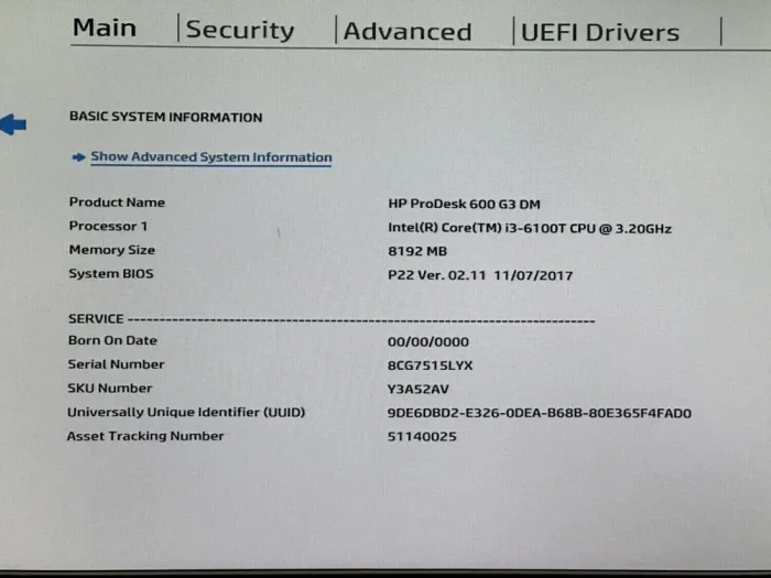 Неттоп HP ProDesk 600 G3 Mini USFF / Intel Core i3-6100T (2 (4) ядра по 3.2 GHz) / 8 GB DDR4 / no HDD / Intel HD Graphics 530 / DisplayPort б/в - зображення 7