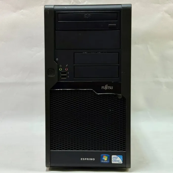 Комп'ютер Fujitsu Esprimo P5731 E-Star5 Tower / Intel Pentium E5400 (2 ядра по 0.800 - 2.7 GHz) / 8 GB DDR3 / 250 GB HDD / Intel Graphics / DVD-ROM б/в - зображення 5