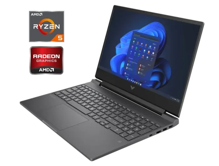 Ігровий ноутбук Б-клас HP Victus Gaming 15-fb0003nr / 15.6" (1920x1080) IPS / AMD Ryzen 5 5600H (6 (12) ядер по 3.3 - 4.2 GHz) / 16 GB DDR4 / 512 GB SSD NVMe / AMD Radeon RX 6500M, 4 GB GDDR6, 64-bit / WebCam б/в - зображення 1