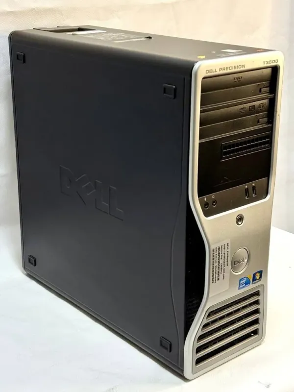 Комп'ютер Dell Precision T3500 Tower / Intel Xeon W3530 (4 (8) ядер по 2.8 - 3.06 GHz) / 12 GB DDR3 / 120 GB SSD + 500 GB HDD / nVidia Quadro FX 1800, 768 MB GDDR3, 192-bit / DVD-ROM / 525W б/в - зображення 5