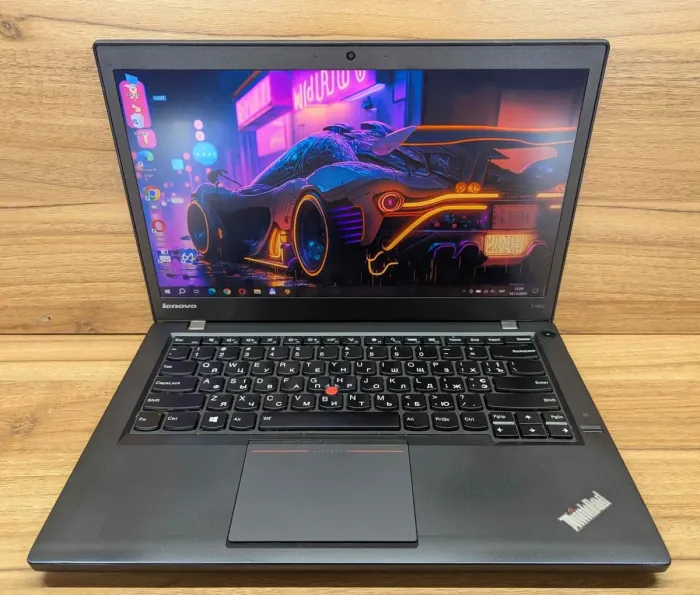 Ноутбук Lenovo ThinkPad T440s / 14" (1920x1080) IPS / Intel Core i7-4600U (2 (4) ядра по 2.1 - 3.3 GHz) / 8 GB DDR3 / 256 GB SSD / Intel HD Graphics 4400 / WebCam / TouchID / Windows 10 б/в - зображення 2