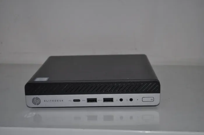Неттоп HP EliteDesk 800 G3 Desktop Mini USFF / Intel Core i5-6500T (4 ядер по 2.5 - 3.1 GHz) / 16 GB DDR4 / 240 GB SSD / Intel UHD Graphics 630 /Windows 11 Pro б/в - зображення 3
