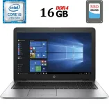 Ультрабук HP EliteBook 850 G4 / 15.6" TN / Intel Core i5-7300U (2 (4) ядер по 2.6 - 3.5 GHz) / 16 GB DDR4 / 256 GB SSD / Intel HD Graphics 620 / WebCam / DisplayPort б/в