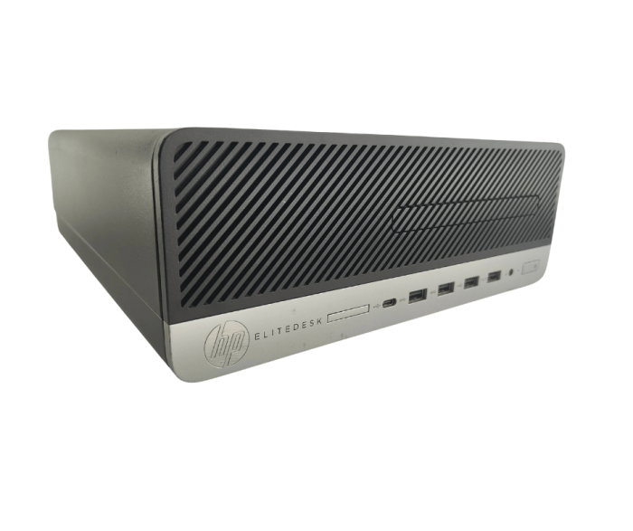 Комплект ПК: комп'ютер HP EliteDesk 705 G4 SFF / AMD Ryzen 5 Pro 2400G (4 (8) ядра по 3,6 - 3,9 ГГц) / 16 ГБ DDR4 / 512 ГБ SSD / AMD Radeon RX Vega 11 Graphics + Монітор 24" (1920x1080) TN  б/в - зображення 4