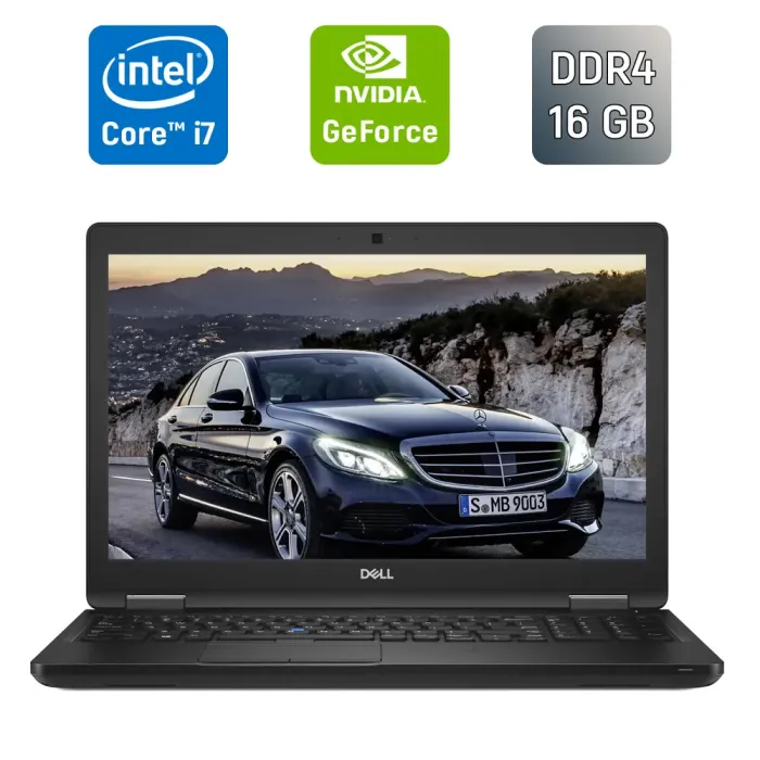 Ноутбук Dell Latitude 5590 / 15.6" (1920x1080) IPS / Intel Core i7-8650U (4 (8) ядра по 1.9 - 4.2 GHz) / 16 GB DDR4 / 512 GB SSD / nVidia GeForce MX130, 2 GB GDDR5, 64-bit / WebCam / Windows 10 б/в - зображення 1