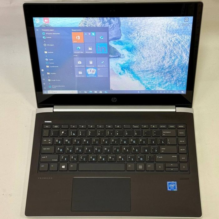 Ультрабук HP ProBook 430 G5 / 13.3" (1366x768) TN Touch / Intel Celeron 3865U (2 ядра по 1.8 GHz) / 8 GB DDR4 / 256 GB SSD / Intel HD Graphics 610 / WebCam / Windows 10 Pro б/в - зображення 3