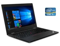 Ультрабук Lenovo ThinkPad L390 / 13.3" (1366x768) TN / Intel Core i5-8365U (4 (8) ядра по 1.6 - 4.1 GHz) / 8 GB DDR4 / 256 GB SSD / Intel UHD Graphics 620 / WebCam б/в