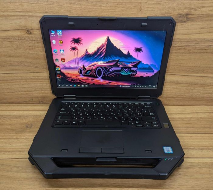 Захищений ноутбук Dell Latitude 14 Rugged 5414 / 14" (1920x1080) IPS Touch / Intel Core i5-6300U (2 (4) ядра по 2,4 - 3,0 ГГц) / 16 ГБ DDR4 / 480 ГБ SSD / Intel HD Graphics 520 / TouchID / Windows 10 б/в - зображення 2