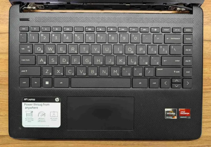 Ноутбук Б-клас HP 14-fg1003cl / 14" (1920x1080) IPS / AMD Ryzen 3 5300U (4 (8) ядра по 2.6 - 3.8 GHz) / 16 GB DDR4 / 512 GB SSD / AMD Radeon Graphics 384SP / WebCam / Windows 10 б/в - зображення 3