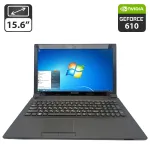 Ноутбук Lenovo IdeaPad V580c / 15,6" (1366x768) TN / Intel Pentium B960 (2 ядра по 2,2 ГГц) / 8 ГБ DDR3 / 500 ГБ HDD / nVidia GeForce 610, 1 ГБ GDDR3, 64-біт / WebCam / DVD-ROM / АКБ не тримає б/в