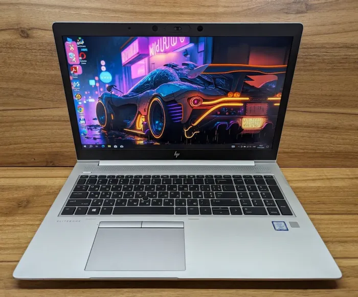 Ультрабук HP EliteBook 850 G5 / 15.6" (1920x1080) IPS / Intel Core i7-8650U (4 (8) ядра по 1.9 - 4.2 GHz) / 16 GB DDR4 / 512 GB SSD / Intel UHD Graphics 620 / WebCam / Fingerprint / Windows 10 б/в - зображення 2