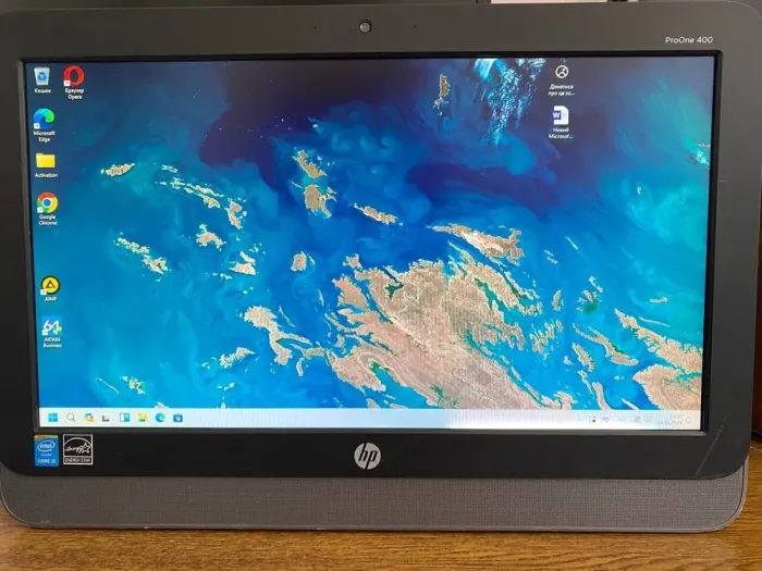 Моноблок Б-клас HP ProOne 400 G1 All-in-One / 20" (1600x900) TN / Intel Core i3-4130T (2 (4) ядра по 2.9 GHz) / 8 GB DDR3 / 240 GB SSD / Intel HD Graphics 4600 / WebCam / Колонки 2x 2W / DVD-ROM б/в - зображення 4