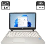 Ноутбук HP 15 P272ng / 15.6" (1366x768) TN / Intel Core i3-5010U (2 (4) ядра по 2.1 GHz) / 8 GB DDR3 / 120 GB SSD / Intel HD Graphics 5500 / WebCam б/в