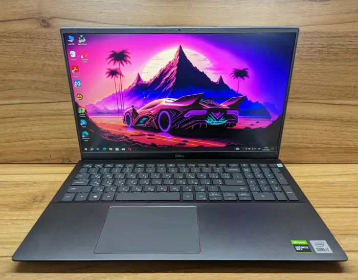 Ігровий ноутбук Dell Vostro 7500 / 15.6" (1920x1080) IPS / Intel Core i7-10750H (6 (12) ядер по 2.6 - 5.0 GHz) / 16 GB DDR4 / 512 GB SSD / nVidia GeForce GTX 1650 Ti, 4 GB GDDR6, 128-bit / WebCam / Fingerprint / Windows 10 б/в - зображення 2