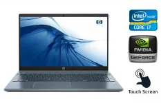 Ультрабук Б-клас HP Pavilion 15-cs3 / 15.6" (1920x1080) IPS Touch / Intel Core i7-1065G7 (4 (8) ядра по 1.3 - 3.9 GHz) / 16 GB DDR4 / 512 GB SSD / nVidia GeForce MX250, 4 GB GDDR5, 64-bit / WebCam / HDMI б/в