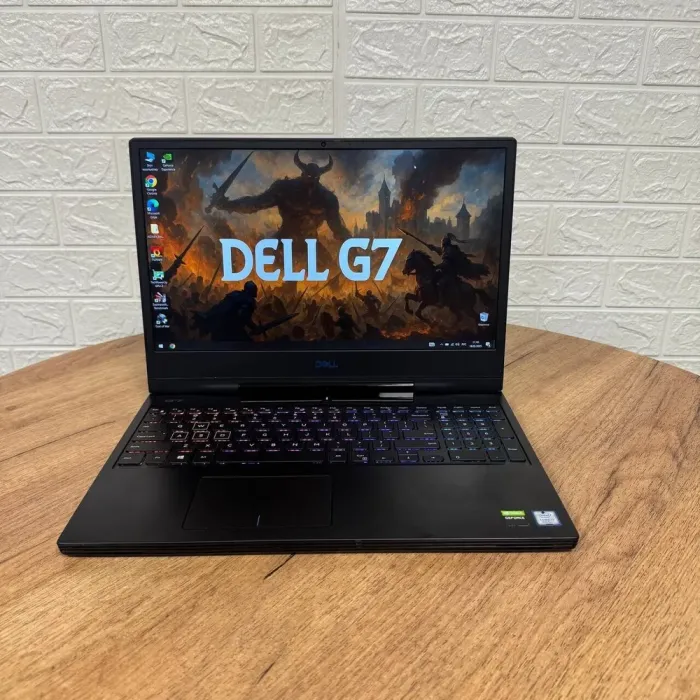 Ігровий ноутбук Dell G7 7590 / 15.6" (1920x1080) IPS / Intel Core i7-9750H (6 (12) ядер по 2.6 - 4.5 GHz) / 16 GB DDR4 / 500 GB SSD / nVidia GeForce RTX 2060, 6 GB GDDR6, 192-bit / WebCam б/в - зображення 2