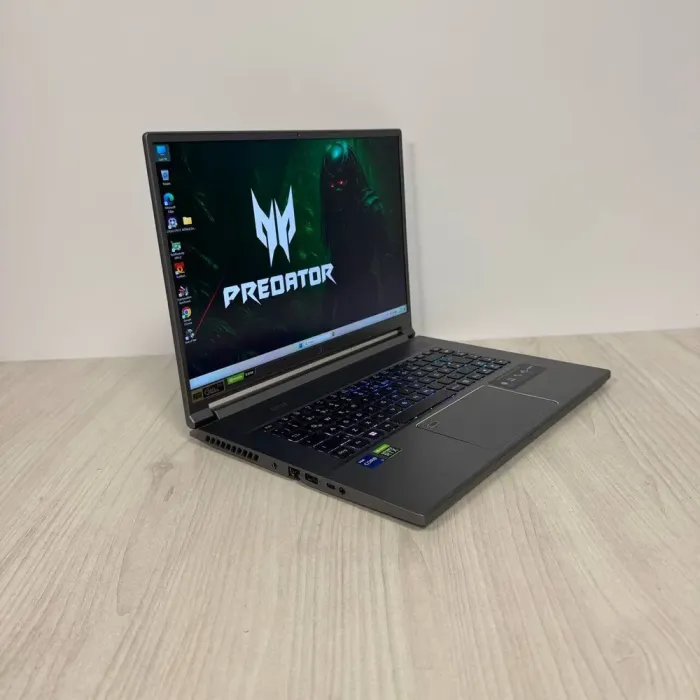 Ігровий ноутбук Acer Predator Triton 500 SE PT516-52s / 16" (2560x1600) IPS / Intel Core i7-12700H (14 (20) ядер по 2,3 - 4,7 ГГц) / 16 ГБ DDR5 / 1000 ГБ SSD NVMe / nVidia GeForce RTX 3070 Ti, 8 ГБ GDDR6, 256-біт / WebCam б/в - зображення 4