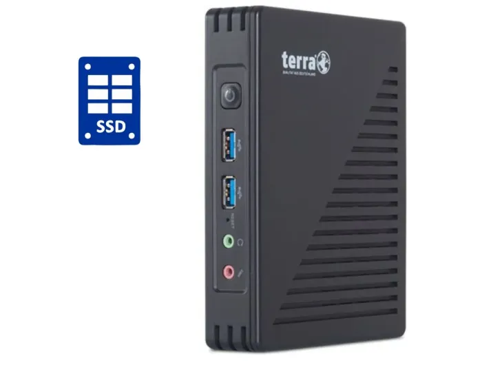 Неттоп Terra Thin Client 5200 USFF / Intel Celeron N3160 (4 ядра по 1.6 - 2.24 GHz) / 4 GB DDR3 / 64 GB SSD / Intel HD Graphics б/в - зображення 1