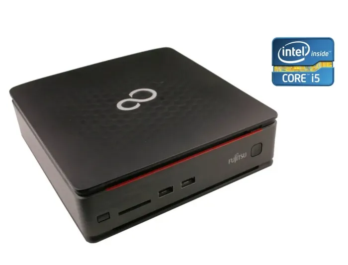 Неттоп Fujitsu Esprimo Q520 USFF / Intel Core i5-4590T (4 ядра по 2.0 - 3.0 GHz) / 8 GB DDR3 / 240 GB SSD / Intel HD Graphics 4600 б/в - зображення 1