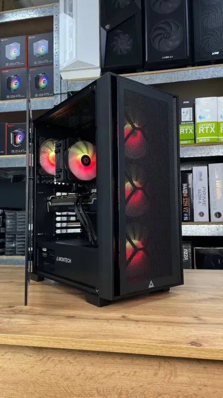 Збірка під замовлення: Montech Air 1000 Premium Tower / AMD Ryzen 5 5600 (6 (12) ядер по 3.5 - 4.4 GHz) / 16 GB DDR4 / 1000 GB SSD M.2 / AMD Radeon RX 6700 XT, 12 GB GDDR6, 192-bit / HDMI / 750W б/в - зображення 10