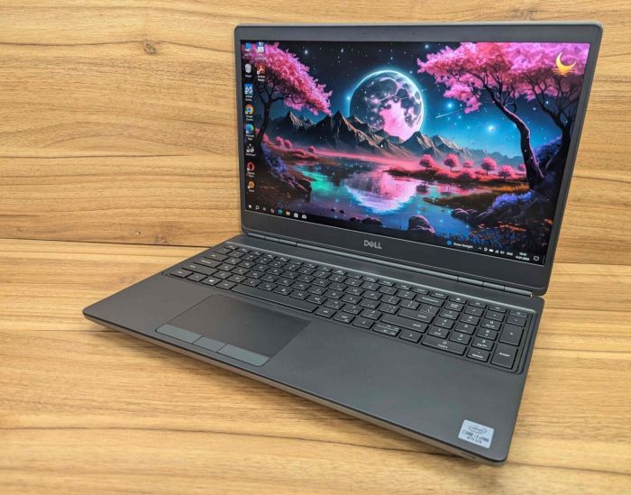 Мобільна робоча станція Dell Precision 7550 / 15,6" (1920x1080) IPS / Intel Core i7-10850H (6 (12) ядер по 2,7 - 5,1 ГГц) / 32 ГБ DDR4 / 512 ГБ SSD / nVidia Quadro T2000, 4 ГБ GDDR5, 128-біт / Windows 10 б/в - зображення 5