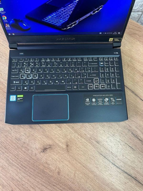 Ігровий ноутбук Б-клас Acer Predator Helios 300 PH315-52 / 15.6" (1920x1080) IPS / Intel Core i7-9750H (6 (12) ядер по 2.6 - 4.5 GHz) / 16 GB DDR4 / 512 GB SSD / nVidia GeForce GTX 1660 Ti, 6 GB GDDR6, 192-bit / WebCam б/в - зображення 7