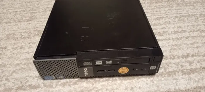 Неттоп Б-клас Dell Optiplex 9020 USFF / Intel Core i5-4690S (4 ядра по 3.2 - 3.9 GHz) / 8 GB DDR3 / 240 GB SSD / Intel HD Graphics 4600 / DVD-RW б/в - зображення 2