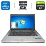 Ноутбук Medion Akoya P7624 / 17.3" (1600x900) TN / Intel Core i5-2450M (2 (4) ядра по 2.5 - 3.1 GHz) / 6 GB DDR3 / 320 GB HDD / nVidia GeForce GT 630M, 1 GB GDDR3, 128-bit / WebCam / АКБ не тримає б/в