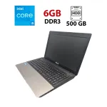 Ноутбук Asus K55VD / 15.6" (1366x768) TN / Intel Core i5-3210M (2 (4) ядра по 2.5 - 3.1 GHz) / 6 GB DDR3 / 500 GB HDD / nVidia GeForce GT 610M, 1 GB DDR3, 64-bit / WebCam б/в