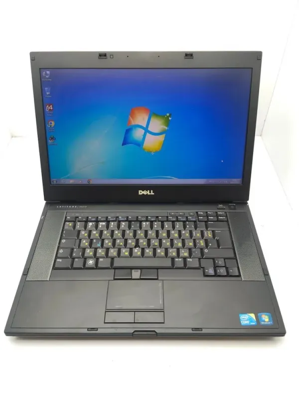 Ноутбук Dell Latitude E6510 / 15.6" (1366x768) TN / Intel Core i5-560M (2 (4) ядра по 2.6 - 3.2 GHz) / 6 GB DDR3 / 500 GB HDD / nVidia NVS 3100M, 512 MB GDDR3, 64-bit / DVD-ROM / АКБ не тримає б/в - зображення 2