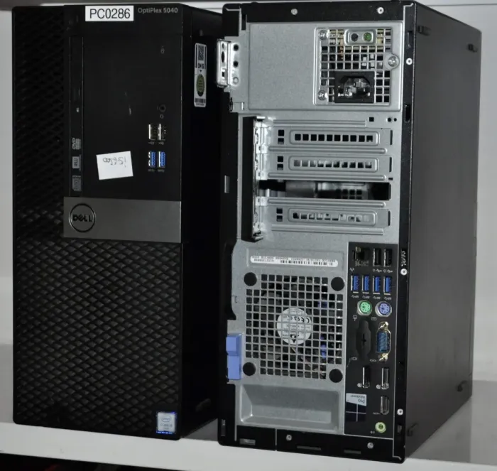Комп'ютер Dell OptiPlex 5040 Tower / Intel Core i5-6500 (4 ядра по 3.2 - 3.6 GHz) / 8 GB DDR3 / 120 GB SSD / Intel HD Graphics 530 / DVD-ROM / Windows 11 Pro б/в - зображення 2