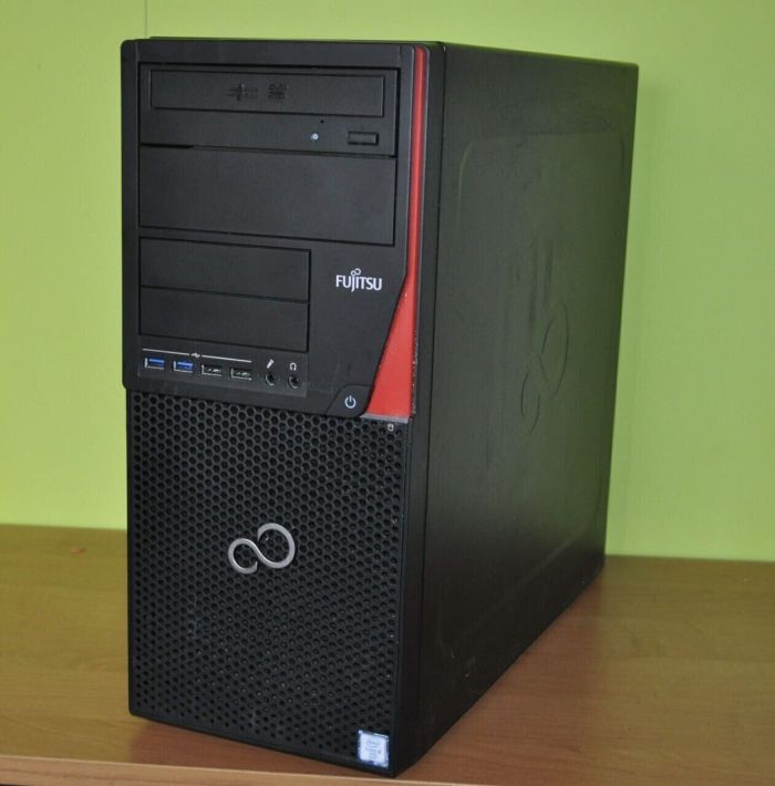 Комп'ютер Fujitsu Esprimo P756 E90 Tower / Intel Core i5-6500 (4 ядра по 3,2 - 3,6 ГГц) / 8 ГБ DDR4 / 256 ГБ SSD M.2 + 500 ГБ HDD / Intel HD Graphics 530 / DVD-ROM / Windows 11 Pro б/в - зображення 3