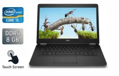 Ультрабук Dell Latitude E7470 / 14" (2560x1440) IPS Touch / Intel Core i5-6300U (2 (4) ядра по 2.4 - 3.0 GHz) / 8 GB DDR4 / 256 GB SSD / Intel HD Graphics 520 / WebCam / Windows 10 б/в