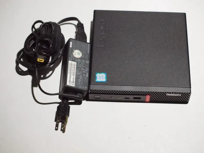 Неттоп Lenovo ThinkCentre M720q Tiny USFF / Intel Core i5-8400T (6 ядер по 1.7 - 3.3 GHz) / 16 GB DDR4 / 240 GB SSD / Intel UHD Graphics 630 / USB 3.1 / Wi-Fi / Блок живлення в комплекті б/в - зображення 8