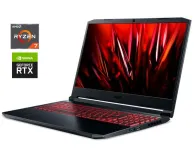 Ігровий ноутбук Acer Nitro 5 AN515-45 / 15.6" (1920x1080) IPS / AMD Ryzen 7 5800H (8 (16) ядер по 3.2 - 4.4 GHz) / 16 GB DDR4 / 512 GB SSD / nVidia GeForce RTX 3060, 6 GB GDDR6, 192-bit / WebCam б/в