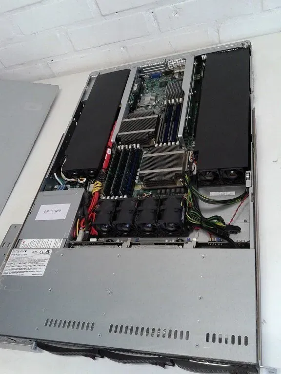 Сервер Supermicro 1U / 2x Intel Xeon X5670 (6 (12) ядер по 2.93 - 3.33 GHz) / 48 GB DDR3 / Без HDD / 2x nVidia Tesla M2090, 6 GB GDDR5, 384-bit / 1400W Gold б/в - зображення 13