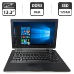 Ноутбук Б-клас Dell Latitude E6320 / 13.3" (1366x768) TN / Intel Core i5-2520M (2 (4) ядра по 2.5 - 3.2 GHz) / 8 GB DDR3 / 128 GB SSD / Intel HD Graphics 3000 б/в
