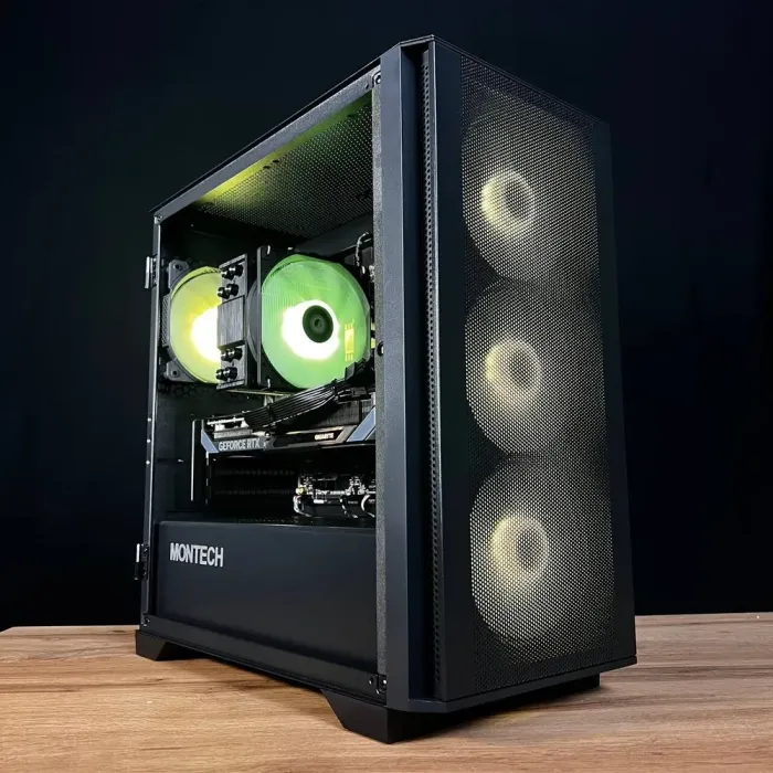 Збірка на замовлення: ігровий ПК Montech Air 100 ARGB Black Tower / Intel Core i5-14400F (10 (16) ядер по 1,8 - 4,7 ГГц) / 32 ГБ DDR5 / 1000 ГБ SSD M.2 / nVidia GeForce RTX 5060 Ti, 16 ГБ GDDR7, 128-біт / 650 Вт - зображення 3