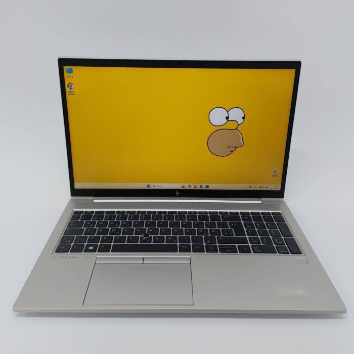 Ультрабук HP EliteBook 855 G7 / 15.6" (1920x1080) IPS / Ryzen 3 Pro 4450U (4 (8) ядра по 2.4 - 3.7 GHz) / 16 GB DDR4 / 256 GB SSD / AMD Radeon Graphics / WebCam б/в - зображення 3