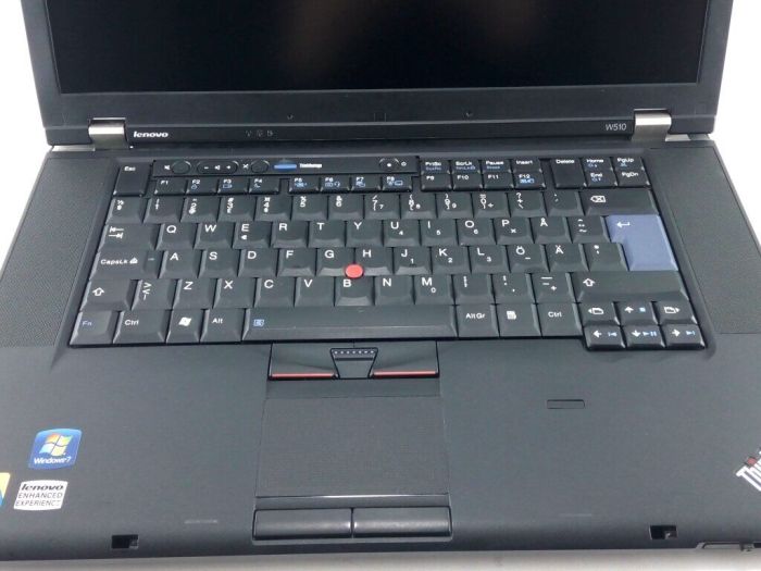 Мобільна робоча станція Lenovo Thinkpad W510 / 15.6" (1920x1080) TN / Intel Core i7-820QM (4 (8) ядра по 1.73 - 3.06 GHz) / 16 GB DDR3 / 240 GB SSD / nVidia Quadro FX 880M, 1 GB GDDR3, 128-bit / WebCam / DVD-ROM б/в - зображення 3