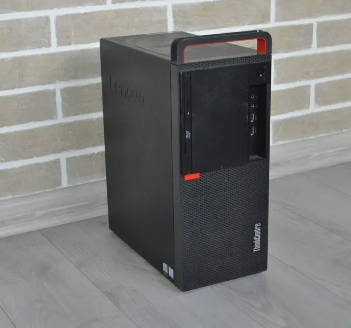 Комп'ютер Lenovo ThinkCentre M910T Tower / Intel Core i5-7500 (4 ядра по 3.4 - 3.8 GHz) / 16 GB DDR4 / 500 GB SSD / Intel HD Graphics 630 / Wi-Fi / DVD-ROM / Windows 11 Pro б/в - зображення 3
