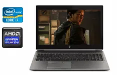 Мобільна робоча станція HP Zbook 15u G6 / 15.6" (1920x1080) IPS / Intel Core i7-8665U (4 (8) ядра по 1.9 - 4.8 GHz) / 16 GB DDR4 / 512 GB SSD / AMD Radeon Pro WX 3200, 4 GB GDDR5, 128-bit / WebCam / TouchID б/в
